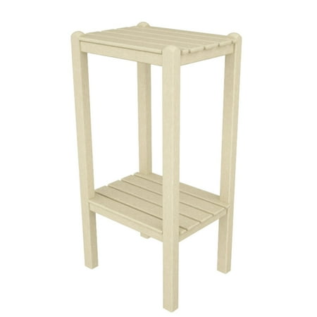 Bar Height Side Table - POLYWOOD® Two Shelf Bar Height Side Table