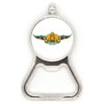 thumbnail image 1 of Bulgaria bandera emblema nacional Acero inoxidable Metal cerveza tapa sacacorchos, 1 of 3