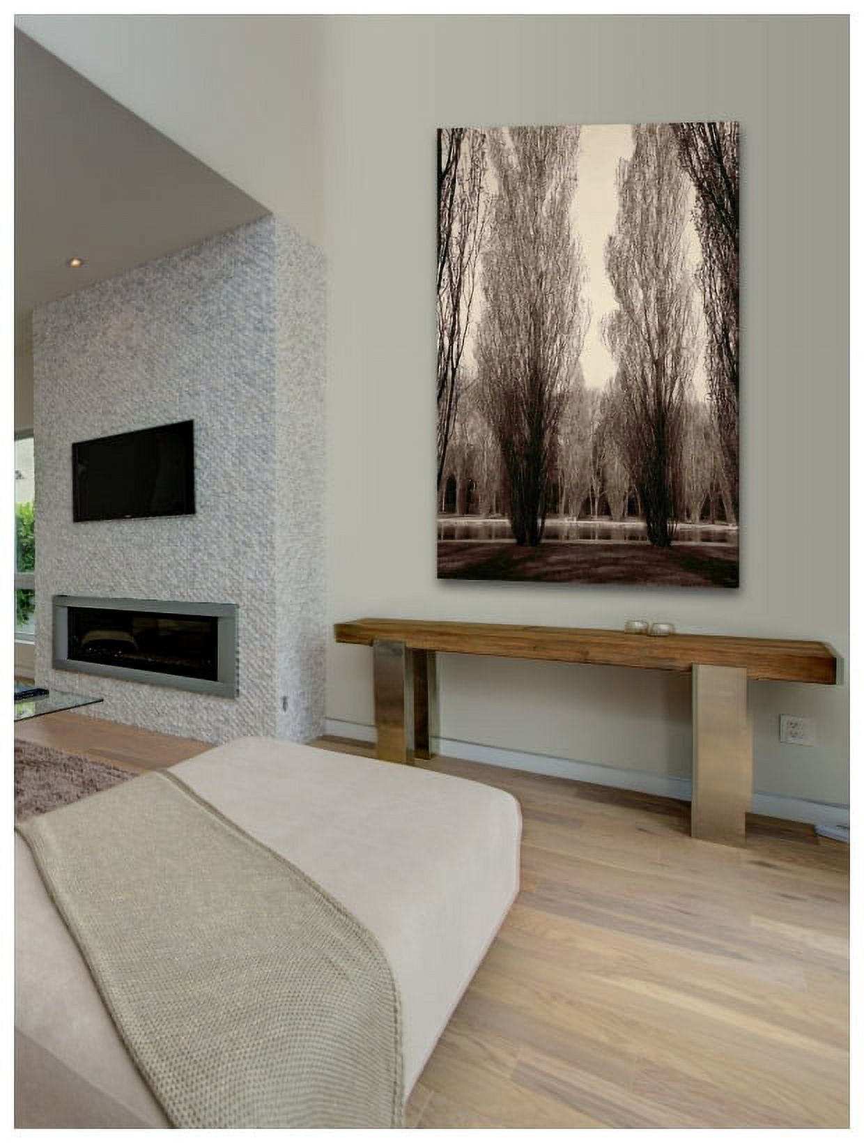 "Tree Pair" Painting Print on Wrapped Canvas