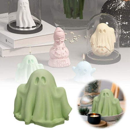 ManxiVoo Candle Silicone Pumpkin For Candles Creative Casting 3D Silicone Mould For Aromatherapy Resin Candles