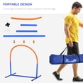thumbnail image 3 of Blue Dog Agility Training Set - 4 PCS Obstacle Course for Backyard Fun & Senior Dogs - PE & ABS Construction - 34.6" L x 25.2" W x 37.4" H, 3 of 7