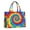 Colorful Rainbow Tie-2, variant on Large Capacity Tote Bag,Colorful Rainbow Tie Dye Spiral Pattern Handbag Fashion Luxury Tote Bag,15.7"x13"x 5.1" Inches,Laptop Compatible