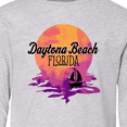 thumbnail image 4 of Inktastic Daytona Beach Florida Sunset Long Sleeve Youth T-Shirt, 4 of 5