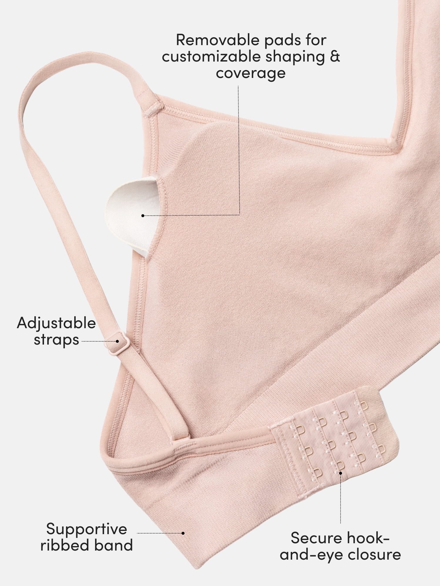 Fruit of the Loom Women's Seamless Triangle Bra, 2-Pack, Sizes S-4XL
