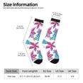 thumbnail image 2 of Haiem Hawaiian Style Pattern Crew Socks – Soft & Durable Moisture-wicking Socks, Stay-Up Fit for Business, Work, and Casual Wear Size 5-11, 2 of 6