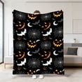 thumbnail image 7 of Halloween Fleece Blanket Soft Throw Warm Cozy Lightweight Portable Foldable for Office Travel Nap by MPOISVA, 7 of 7