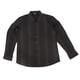 thumbnail image 1 of Camisa de manga larga para hombre, de alta flexibilidad, sin necesidad de planchado, camisa de rayas estilo seda helada, color cian XXXL, 1 of 14