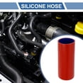 thumbnail image 2 of Unique Bargains 1 Set 70mm 2.76" ID 200mm 7.87" Length 0° Blue Red Car Silicone Hose with Clamps Universal, 2 of 7