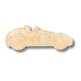 thumbnail image 2 of Unfinished Wood Etched Race Car Shape | Paint By Line Crafts 18" / 1/8", 2 of 2