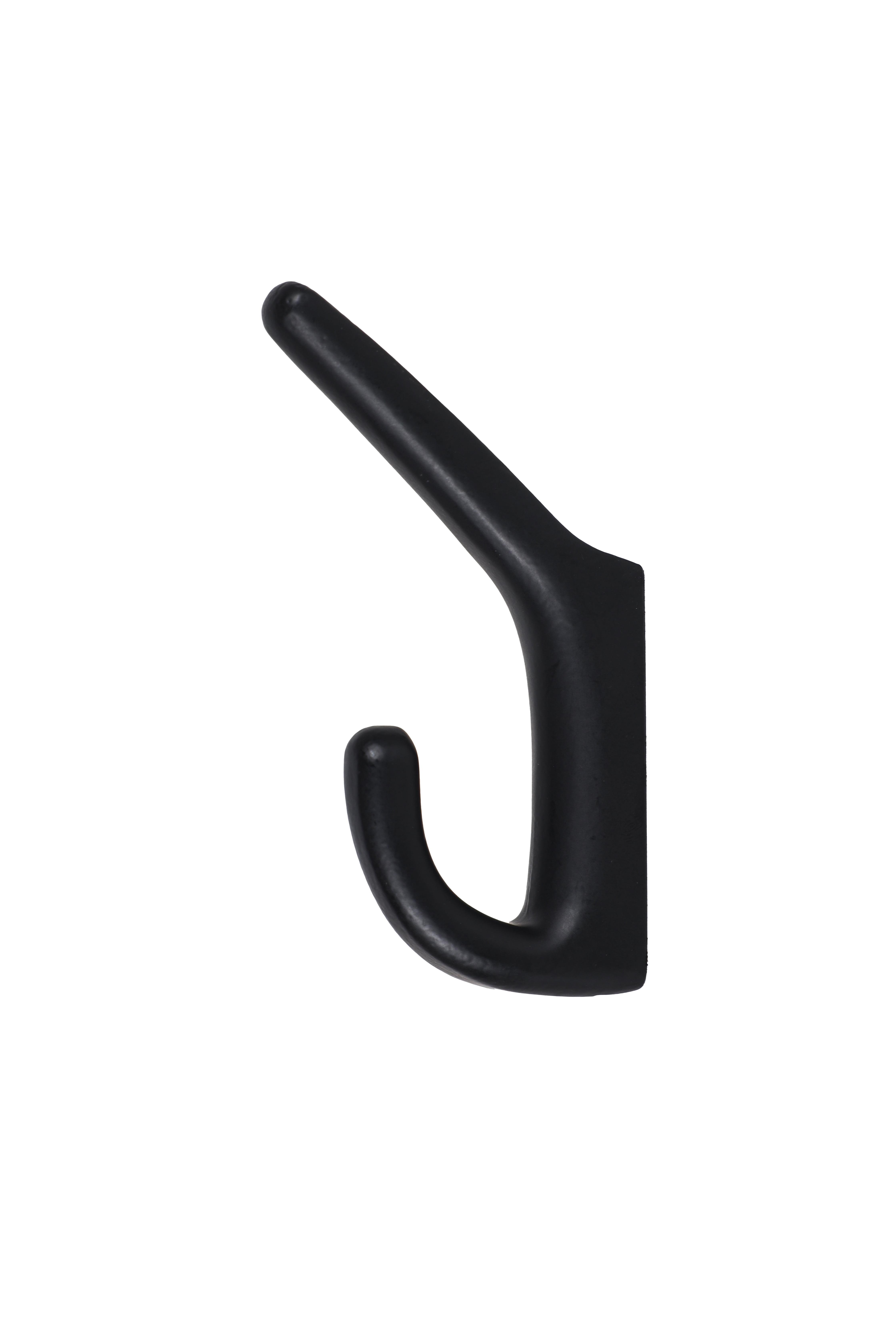 Better Homes & Gardens Sleek Simplicity Single Wall Hook, Matte Black Finish