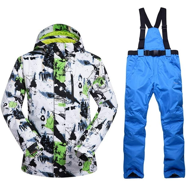 Veste et Pantalon de Ski Imperméables et Coupe-Vent pour Homme et Femme,  Équipement de Moulage