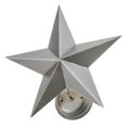 thumbnail image 4 of Meyda 152242 16 in. Texas Star Wall Sconce, Nickel Powder Coat, 4 of 6