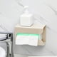 thumbnail image 4 of Caja de pañuelos de pared | Soporte de plástico adhesivo sin perforaciones | Dispensador de papel higiénico para baño y cocina | Blanco, beige y gris | Uso en varias habitaciones, 4 of 6