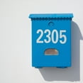 thumbnail image 3 of 4Sheets Reflective Numbers for Mailbox White Rectangular PET Self-Adhesive, 3 of 9