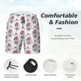 thumbnail image 5 of Daiia Cute Poodle Dog Mens Swim Trunks Swim Shorts Quick Dry Swim Shorts with Mesh Lining Pockets-Medium, 5 of 9