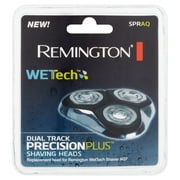 Angle View: Remington Wet Tech PrecisionPlus Dual Track Spraq Shaving Heads