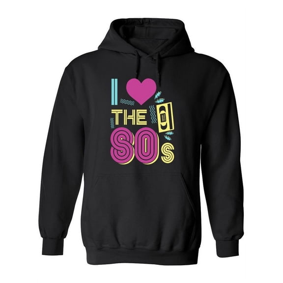 I Just Love The 80's! Hoodie Women -Image by Shutterstock, Female Medium