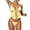 Yellow, variant on HUAXUN High Waisted Underwire Bikini Sets Vintage Halter Swimwear Bikini Cover Up Adjustable Spaghetti Straps Bathing Suit 2026 2 Piece Swimsuit for Women