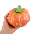 thumbnail image 5 of TABLZONE 6-Pack Artificial Foam Pumpkins in Assorted Fall Colors for Harvest, Thanksgiving, and Autumn Party Decorations, 5 of 6