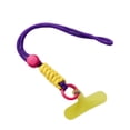 thumbnail image 4 of pitrice Mobile Phone Lanyard Adjustable Reusable Neck Hanging Rope with Hook Microfiber Safety Straps Accessory Picnic Running Type 8, 4 of 5