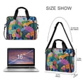 thumbnail image 3 of FORMRS 16" Laptop Bag Carrying Sleeve Case with Handle Travel Shoulder Briefcase, Art Plants, 3 of 8