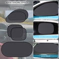 5Pcs Car Window Shade - 4 Side Sunshades + Rear Window Cover, UV Rays ...