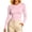 Pink, variant on Nfurl Long Sleeve Shirts for Women Slim Fit Crewneck Undershirts Fitted Solid Color Basic Tees Layering Shirts Fall Casual Going Out Tops Rose Gold,S