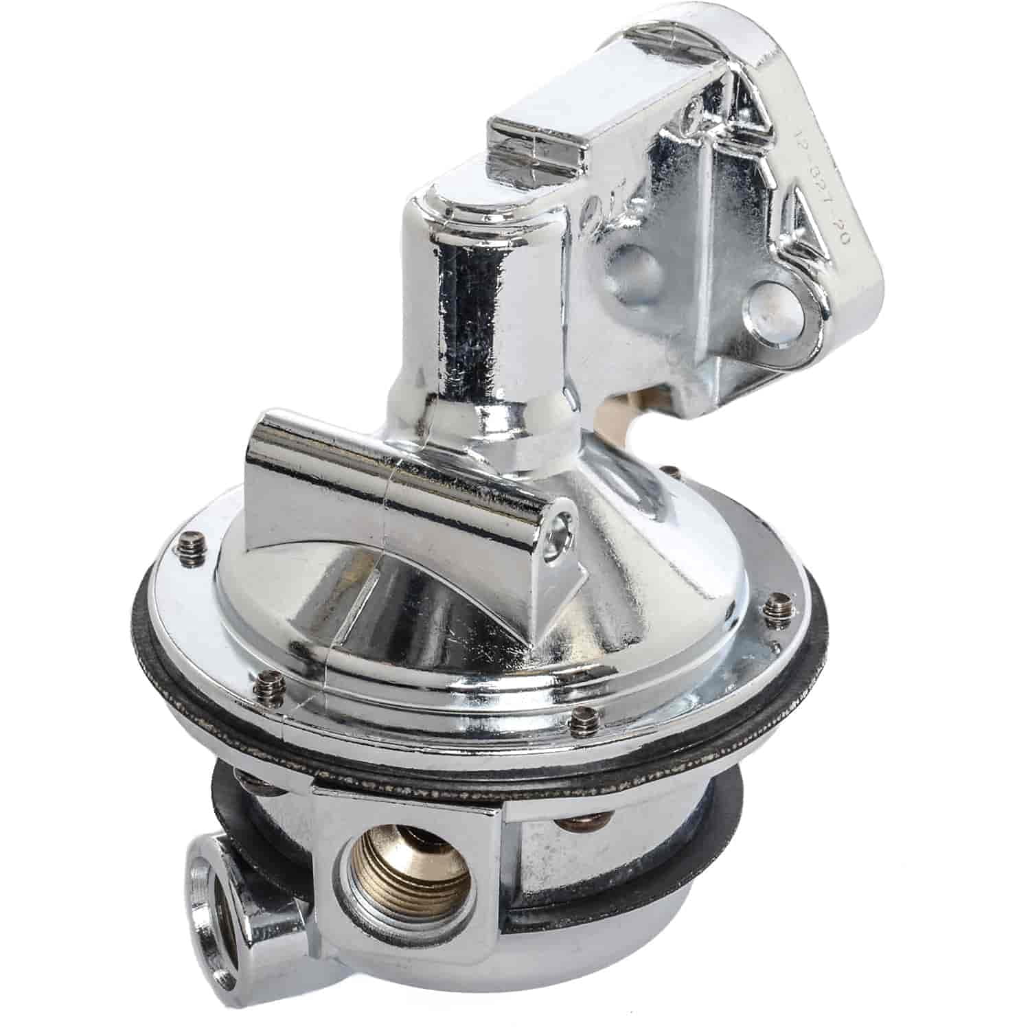 JEGS High-Flow Mechanical Fuel Pump Small Block Chevy 265-283-327-350-400 [170 gph, Chrome]