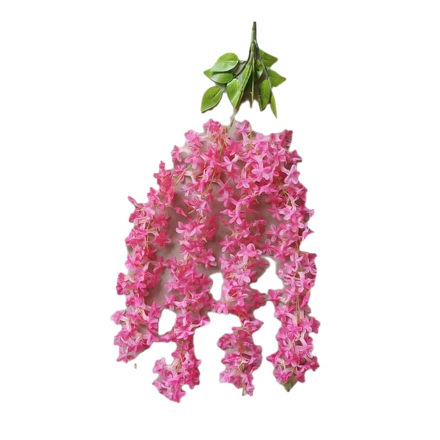 Matsuzay Flor artificial de bajo mantenimiento para interiores o exteriores para la decoración del hogar Flores artificiales de apariencia Decoración rosa 1 paquete