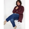 thumbnail image 6 of Time and Tru Women's Onion Belted Barn Coat, Sizes XS-3X, 6 of 7