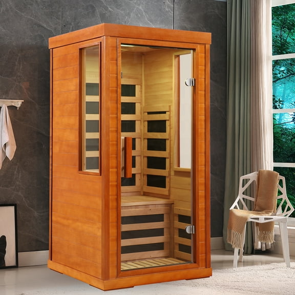 Home dry infrared  sauna  red light 1person
