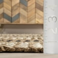 thumbnail image 2 of nuLOOM Haven Striped Chunky Jute Area Rug, 4' x 6', Haven Natural, 2 of 8