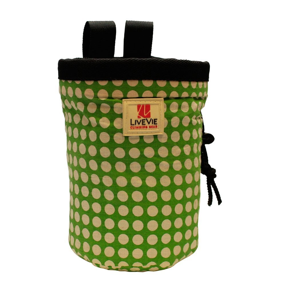 Rock Climbing Chalk Bag with Drawstring Closure for Bouldering