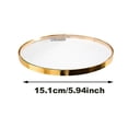 thumbnail image 3 of fsxdhpcsgfc Wall Mounted Glass Ledge Rack Floating Decorative Display Shelf Home Bathroom Storage Shelf Cookies Tray Rolling Expandable Dish Rack Roll up Drying Rack Kitchen Counter, 3 of 6