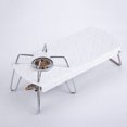 thumbnail image 3 of de Camping portátil, escritorio con soporte para de Gas dividida plegable de aleación de aluminio con bolsa de almacenamiento para Picnic, blanco Sunnimix Mesas de estufa plegables, 3 of 8