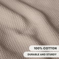 thumbnail image 6 of Sm:)e 100% Cotton Waffle Dishcloth, Tan, 6 Pack Soft Absorbent Quick Dry Kitchen Cleaning Towels 12x12 Inch, 6 of 6