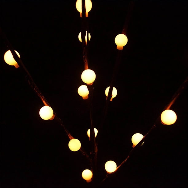 Xihbxyly Artículos Rama de Árbol Alimentada, Luz Led para Jardín, Decoración de Patio, 1 Juego