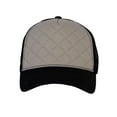 thumbnail image 2 of Top Headwear Fashion Quilted Trucker Cap - Grey/Black, 2 of 4