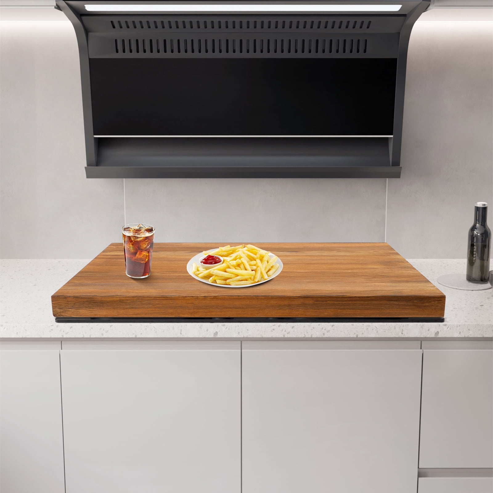 Wooden Stove Top Cover Stove Cover Protector Noodle Board Stove Cover Pine Wood for Apartments, Homes