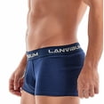 thumbnail image 5 of Sngxgn Men's Underwear Soft Boxer Briefs Stretch Trunks(Dark Blue,M), 5 of 5