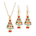 thumbnail image 1 of Conjunto de collar y pendientes navideños Fernando Navidad 50 cm 1 par de aretes, 1 of 8