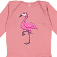 thumbnail image 4 of Inktastic Ladylike Flamingo Boys or Girls Long Sleeve Baby Bodysuit, 4 of 5