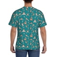 thumbnail image 3 of Bixox Men's Giraffes Doing Various Yoga Printed Short Sleeve Skinny Athletic T-Shirt, 3 of 6