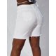 thumbnail image 4 of Pantalones cortos de mezclilla Tachuelas con angustia triturada Rosegal Pantalones cortos de talla grande, 4 of 5