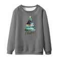 thumbnail image 3 of Sudaderas sin capucha para hombre, estilo casual, a la moda, con cuello redondo, estampado, de manga larga, blusas de manga larga y cuello redondo, blusas de poliéster para hombre, 3 of 4
