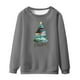 thumbnail image 3 of Sudaderas sin capucha para hombre, estilo casual, a la moda, con cuello redondo, estampado, de manga larga, blusas de manga larga y cuello redondo, blusas de poliéster para hombre, 3 of 4