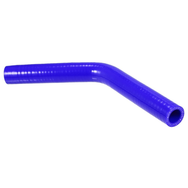 Unique Bargains 19mm 0.75' ID 45 Degree Elbow Silicone Reducer Hose Pipe Bend Turbo Water Intercooler Blue