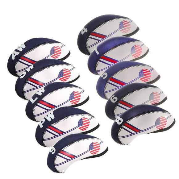 10 Pcs Waterproof Golf Iron Soft Nylon For Oversize 4/5/6/7/8/9/PW/LW/SW/