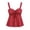 A1 Red, variant on Tank Tops For Women Polka Dot Spaghetti Strap Tie Up Flowy Crop Top Summer Sleeveless V Neck Casual Going Out Shirts Cute Ruched Peplum Tops Y2K Tie Backless Streetwear Babydoll Camisole Tank Black