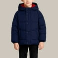 thumbnail image 6 of Xdegoge Quilted Jacket for Girls Boys Unisex Fleece Lined Jackets Button Down Padded Coat Fashion Fall Winter Puffer Warm Outerwear with Pockets Size 2-12, 6 of 9